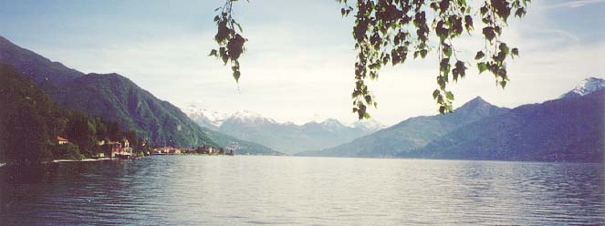lake como and
alps